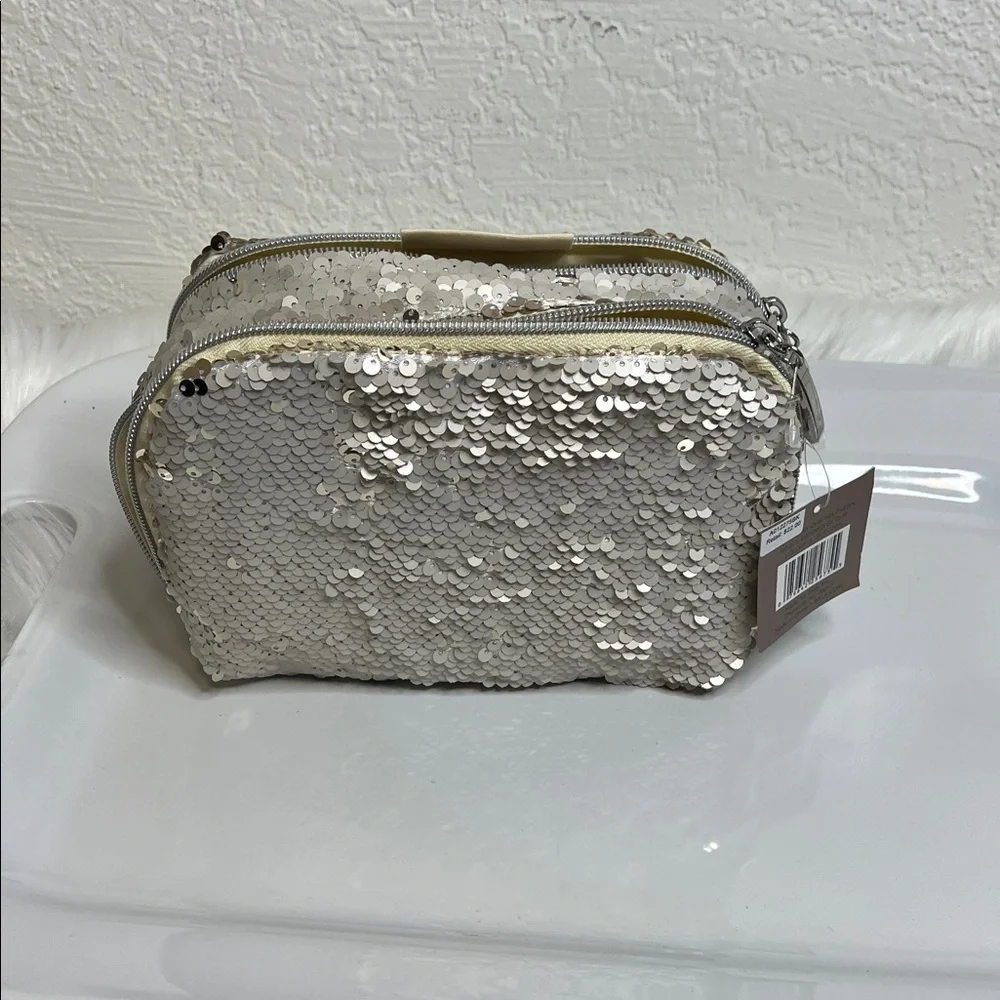 Sequin Silver Women's Bag